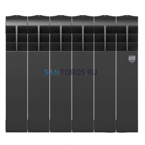 Радиатор Royal Thermo 350 х 6 секций BiLiner Noir Sable биметаллический секционный НС-1197124